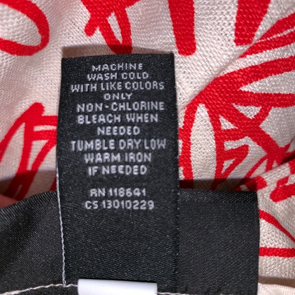 Lane Bryant colorblock Pleated Skirt Leaf Print - Picture 6 of 6